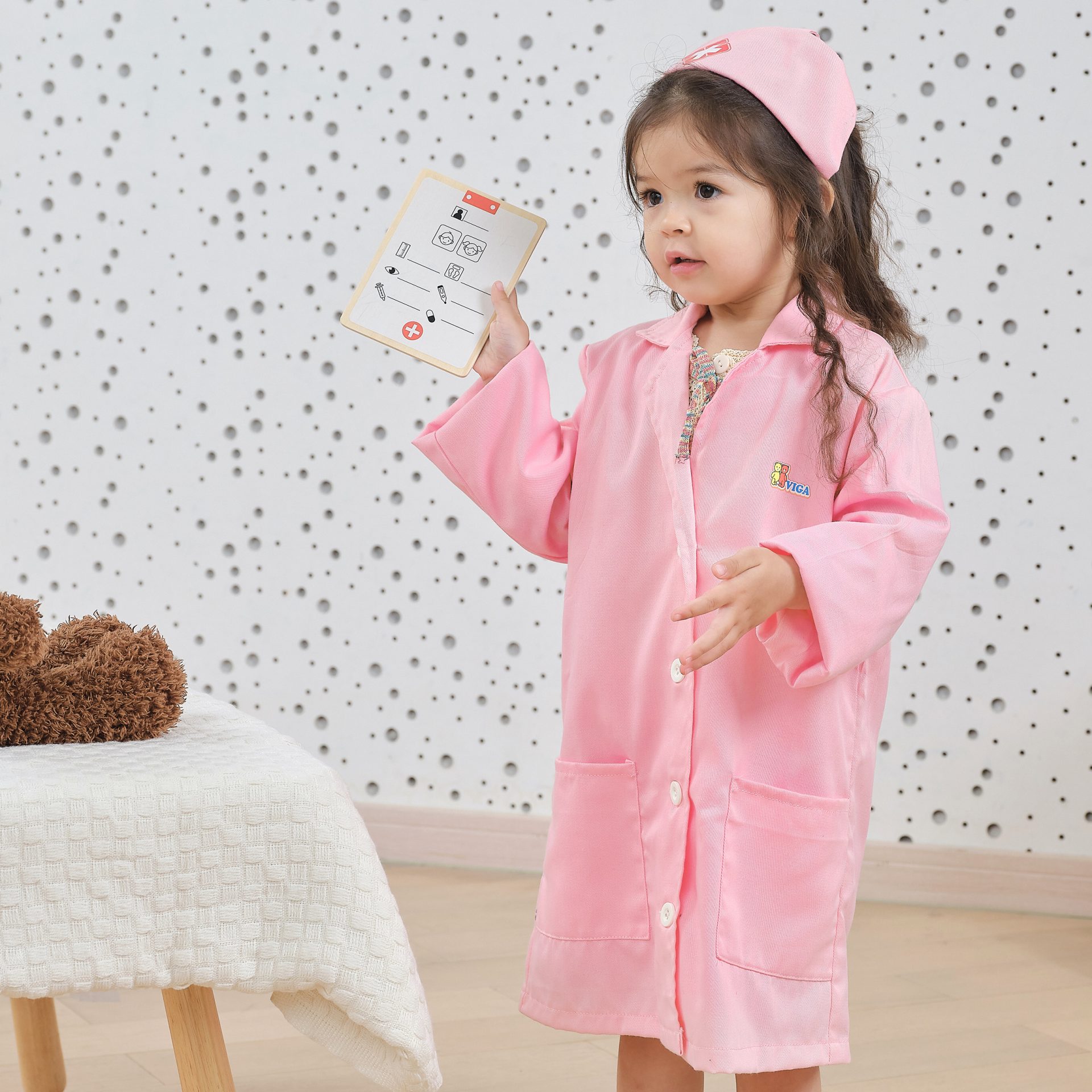 Little Nurse Uniform & Hat - Image 2
