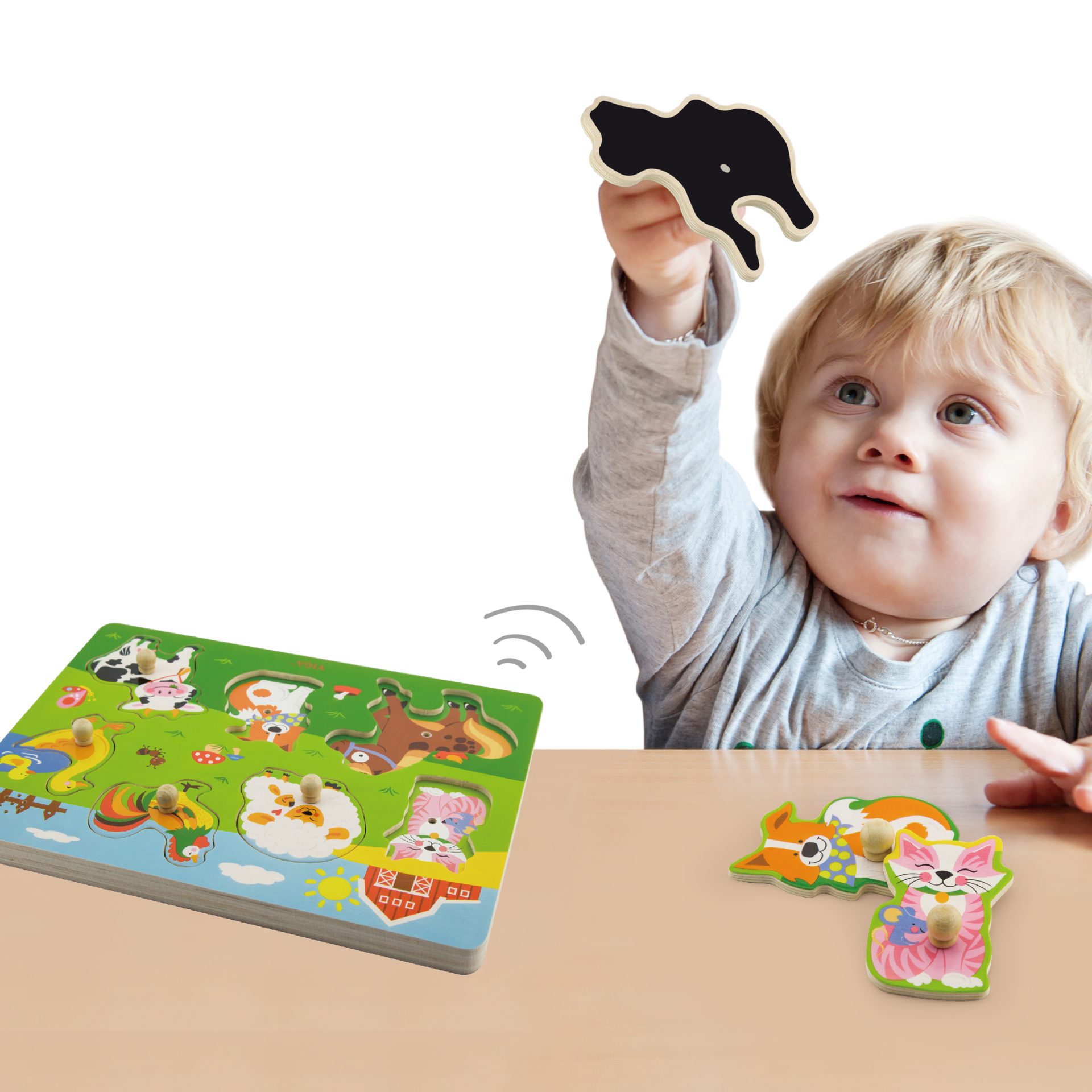 Sound Puzzle Farm Animals 7pc - Image 6