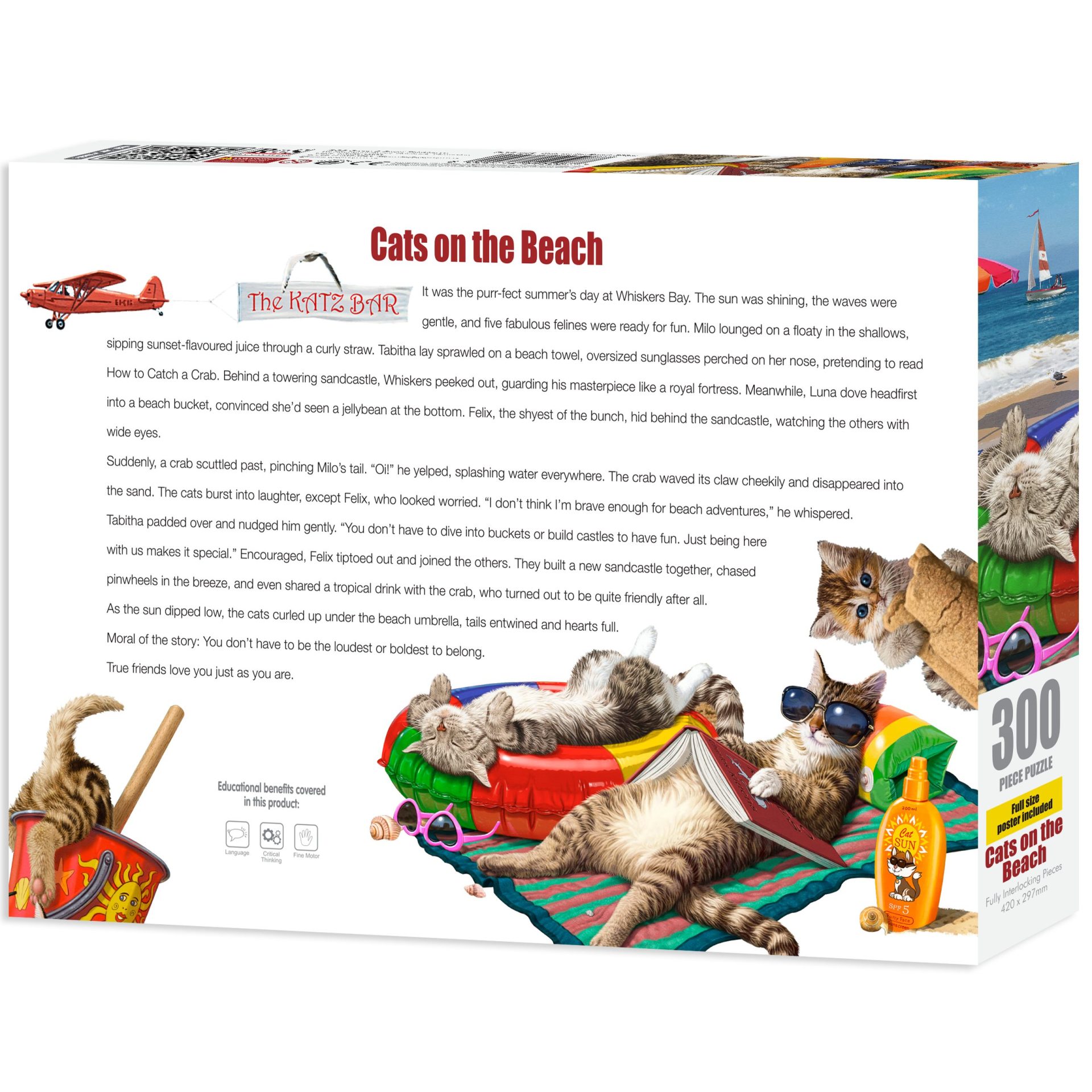 Cats on the Beach 300pc - Image 5