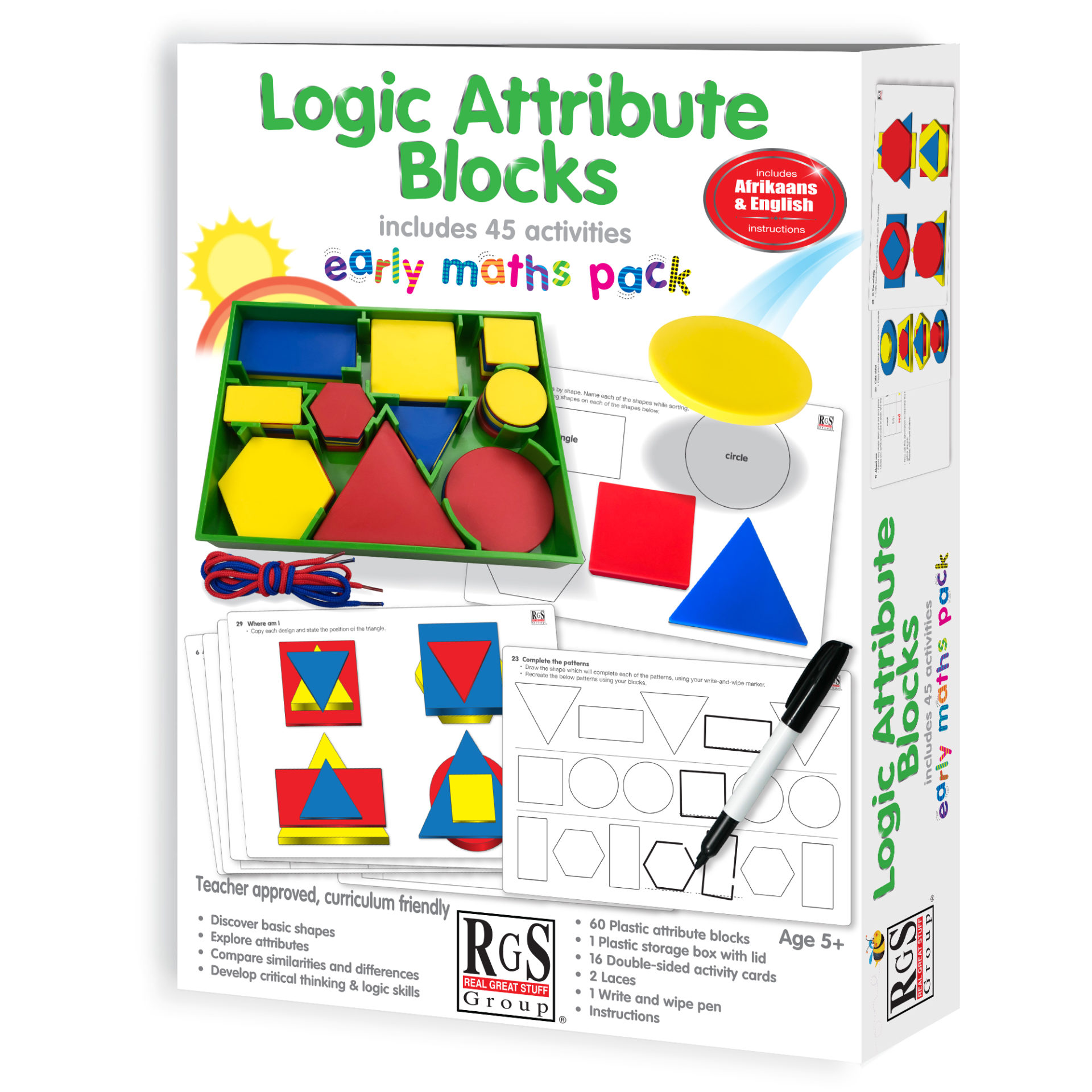 Logic Attribute Blocks Early Maths Pack - Educational Play for ...